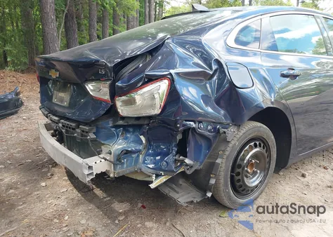 2016 Chevrolet Malibu Ls из США, поврежденный, VIN 1G1ZB5ST3GF278090